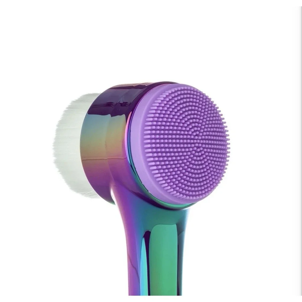 ALMOST FAMOUS Facial Cleansing Brush Face Scrubbers Soft‎ Exfoliator 2 In 1 New